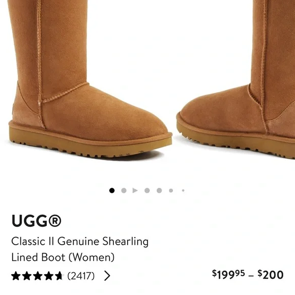 Ugg Classic Shearling Lined Boot in good used condition - Picture 11 of 13